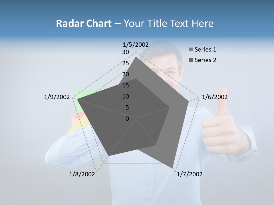 Rejoice Donate Man PowerPoint Template
