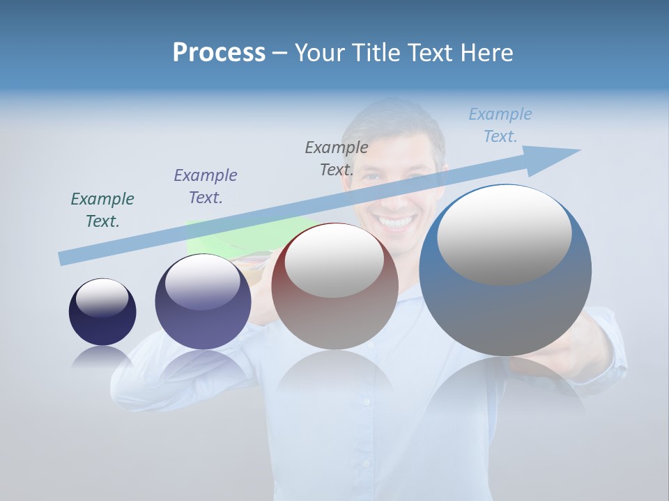 Rejoice Donate Man PowerPoint Template