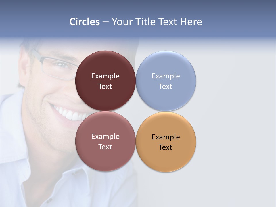 Hair Space Businessman PowerPoint Template