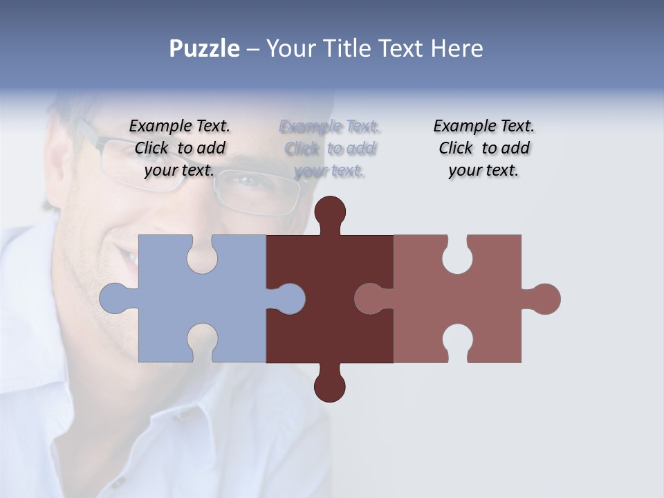 Hair Space Businessman PowerPoint Template