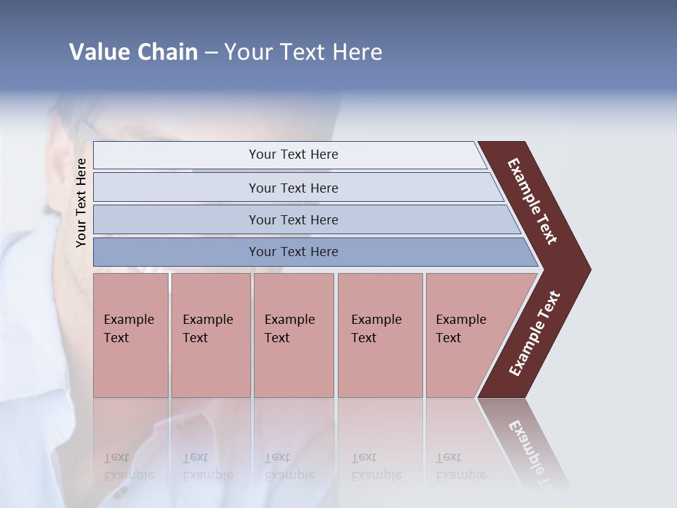 Hair Space Businessman PowerPoint Template