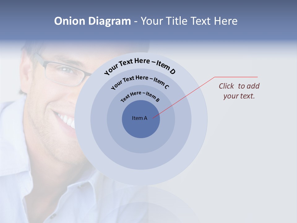 Hair Space Businessman PowerPoint Template