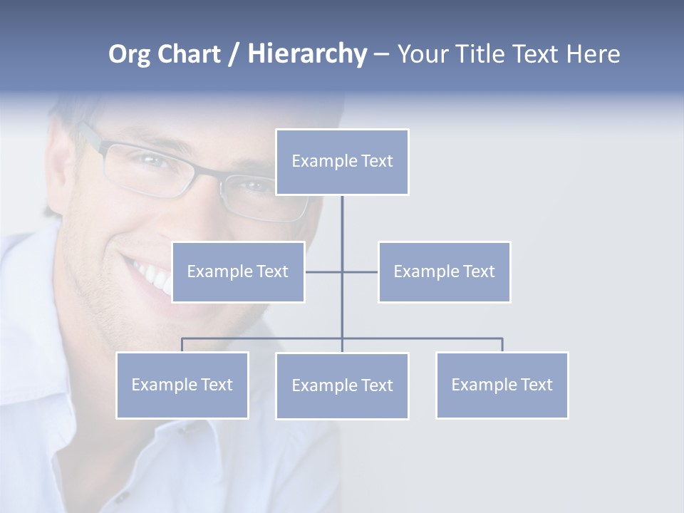 Hair Space Businessman PowerPoint Template