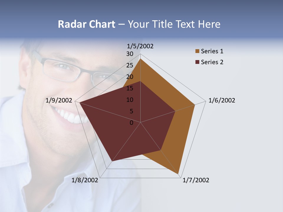 Hair Space Businessman PowerPoint Template