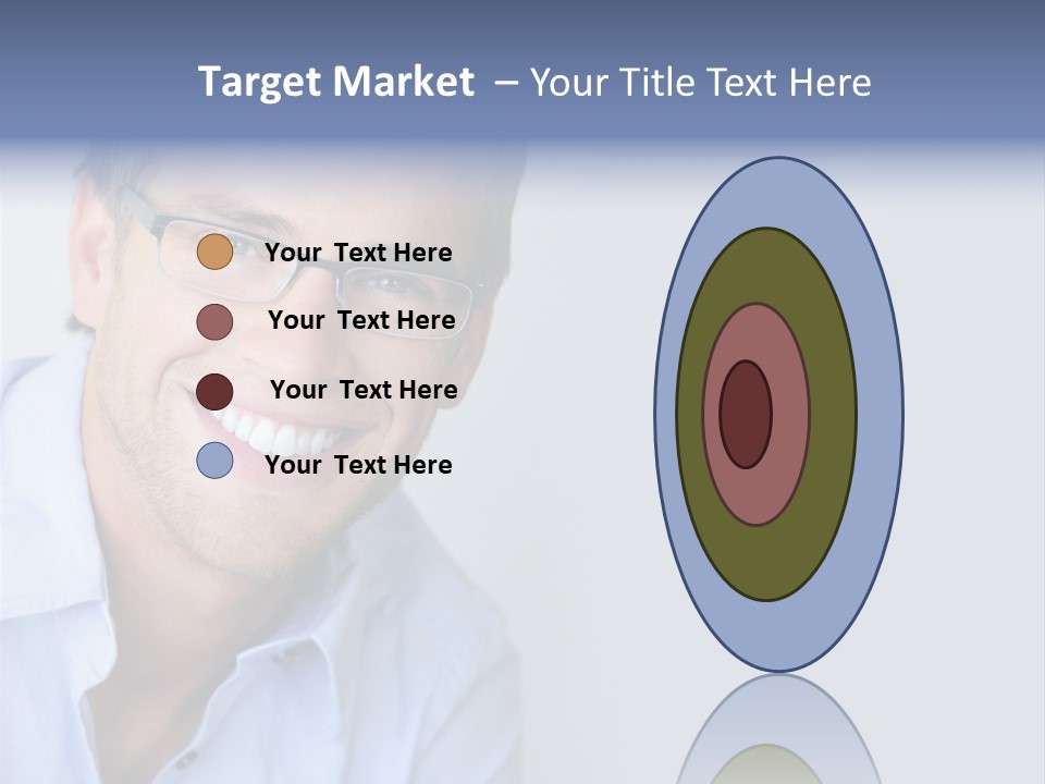 Hair Space Businessman PowerPoint Template