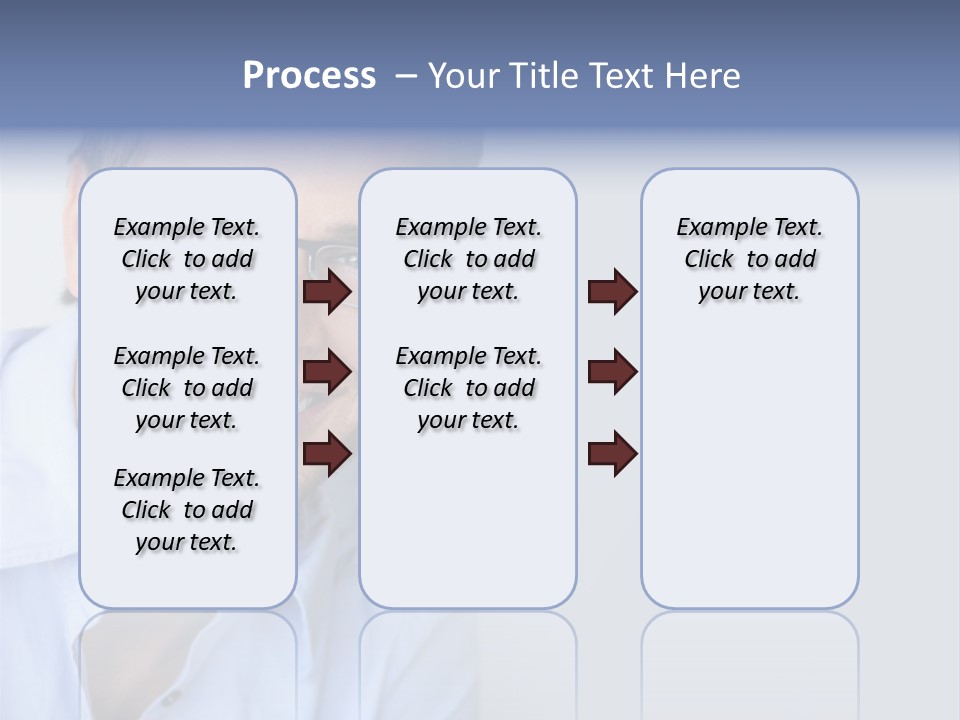 Hair Space Businessman PowerPoint Template