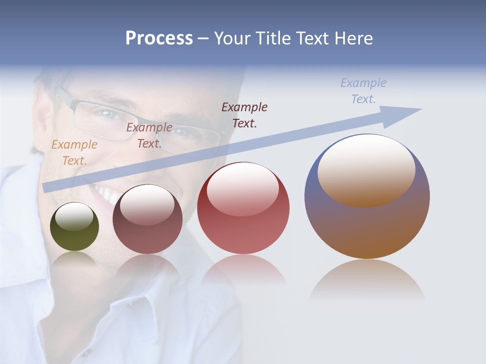 Hair Space Businessman PowerPoint Template