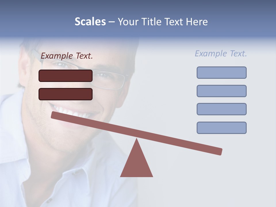 Hair Space Businessman PowerPoint Template