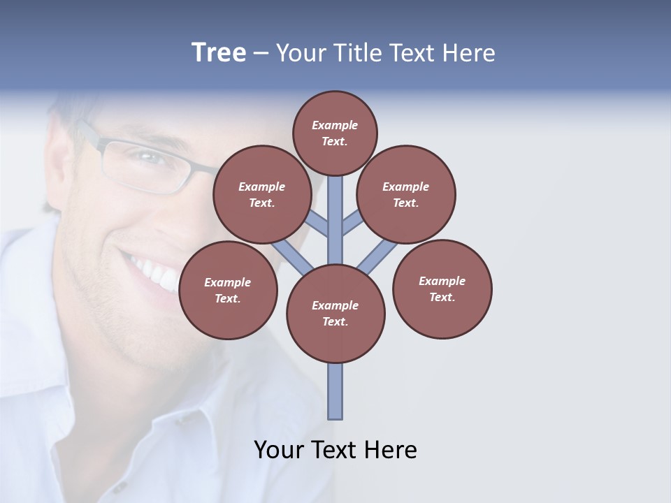 Hair Space Businessman PowerPoint Template