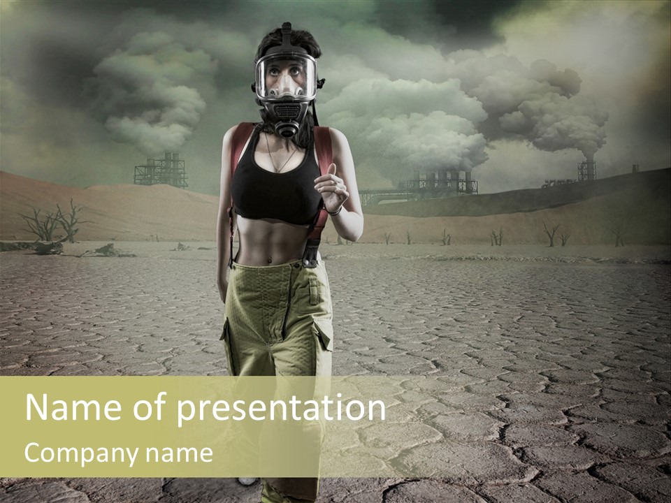 Landscape Safety Climate Change PowerPoint Template