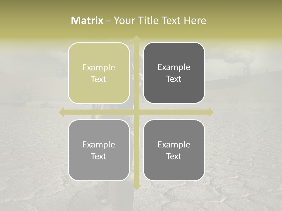 Landscape Safety Climate Change PowerPoint Template