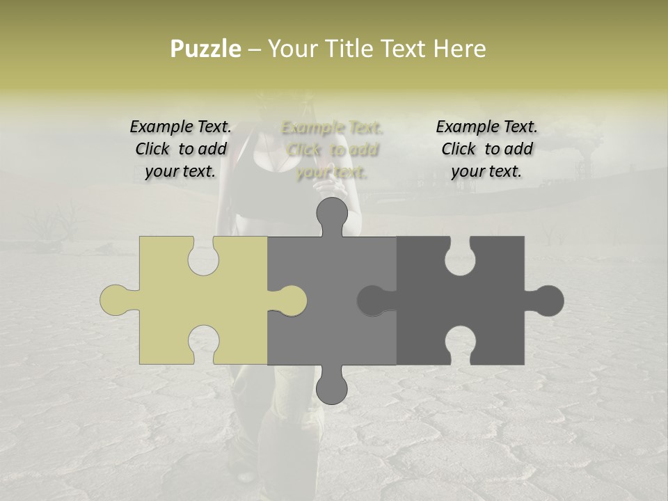 Landscape Safety Climate Change PowerPoint Template