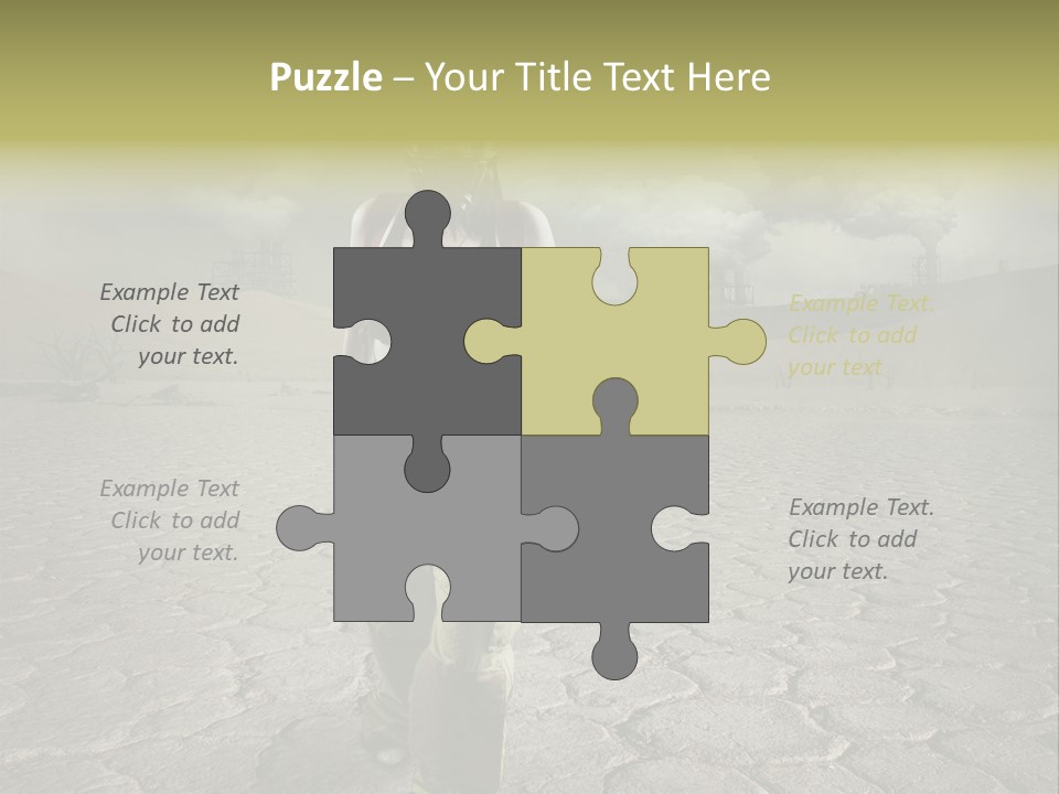 Landscape Safety Climate Change PowerPoint Template