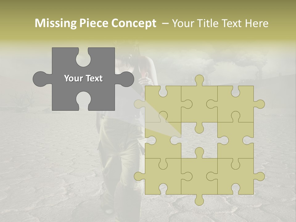 Landscape Safety Climate Change PowerPoint Template