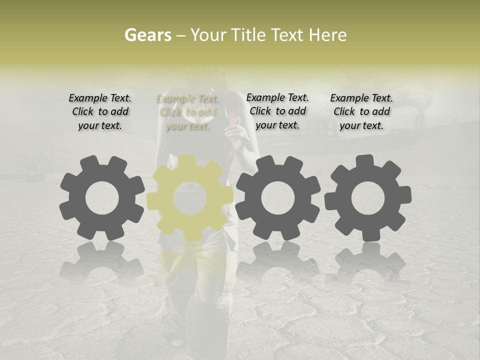 Landscape Safety Climate Change PowerPoint Template