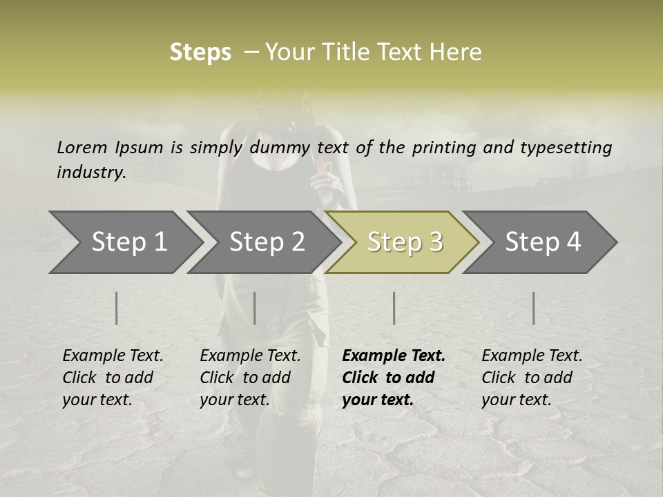 Landscape Safety Climate Change PowerPoint Template