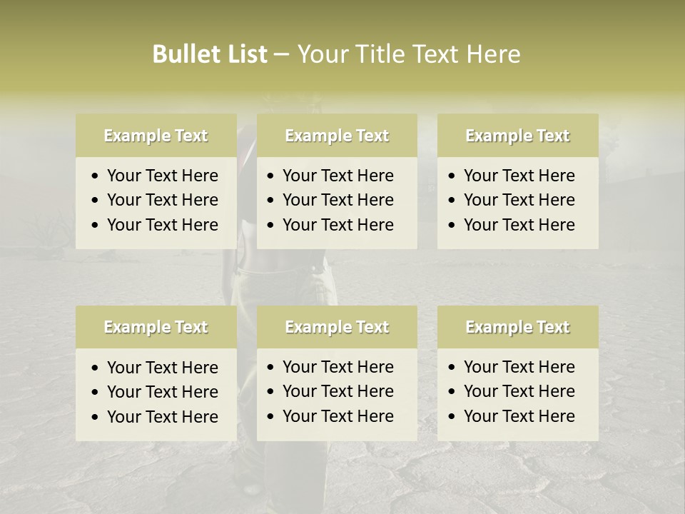 Landscape Safety Climate Change PowerPoint Template