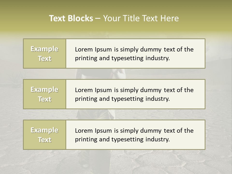 Landscape Safety Climate Change PowerPoint Template