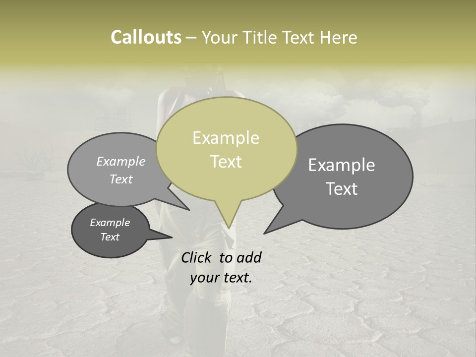Landscape Safety Climate Change PowerPoint Template