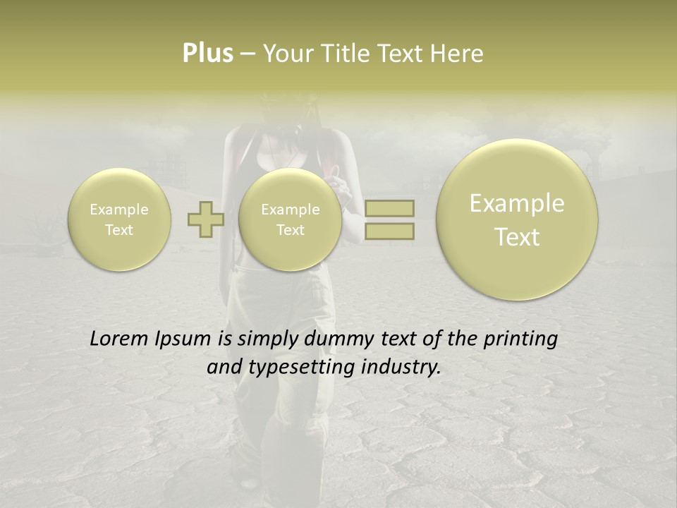 Landscape Safety Climate Change PowerPoint Template