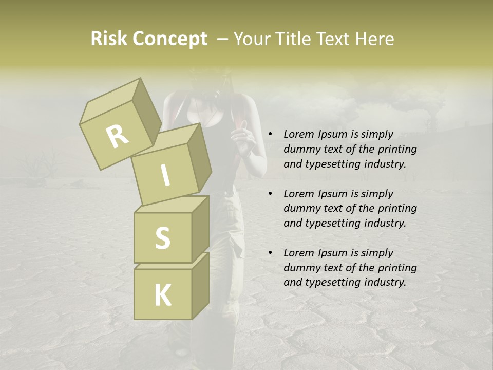 Landscape Safety Climate Change PowerPoint Template