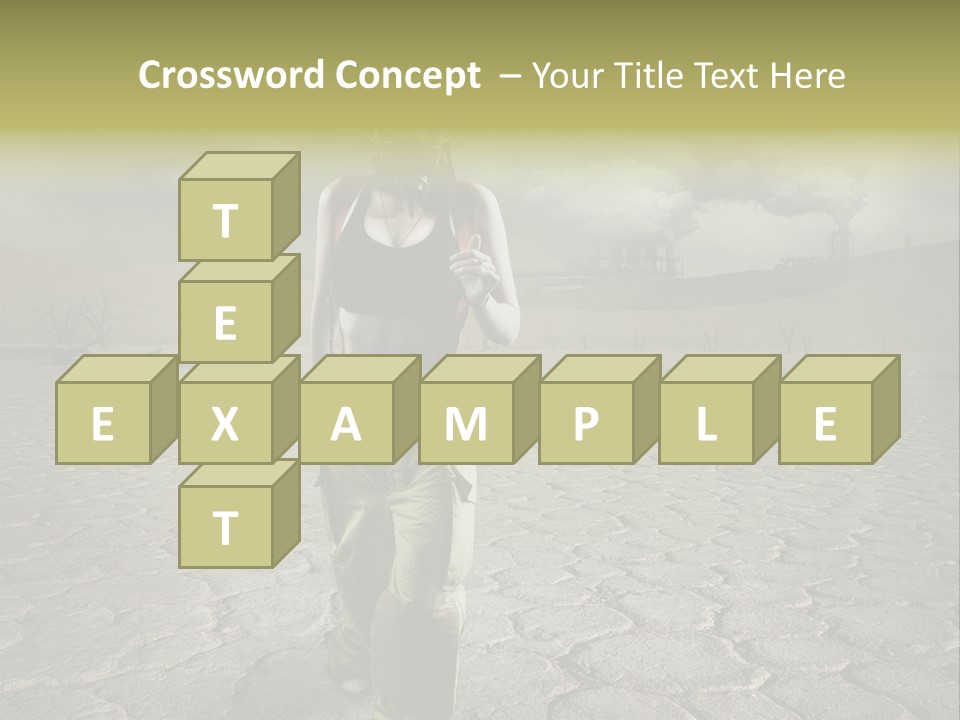 Landscape Safety Climate Change PowerPoint Template