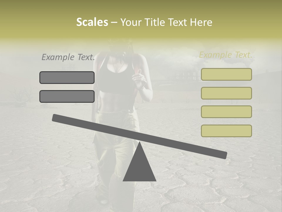 Landscape Safety Climate Change PowerPoint Template