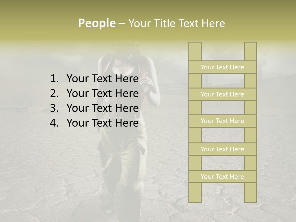 Landscape Safety Climate Change PowerPoint Template