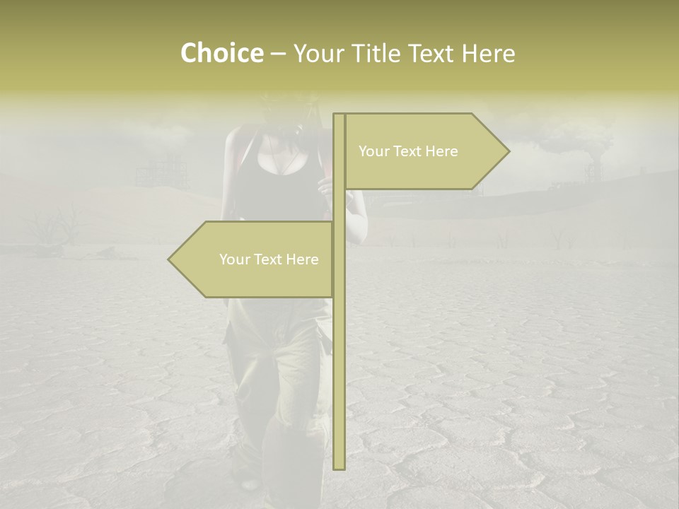 Landscape Safety Climate Change PowerPoint Template