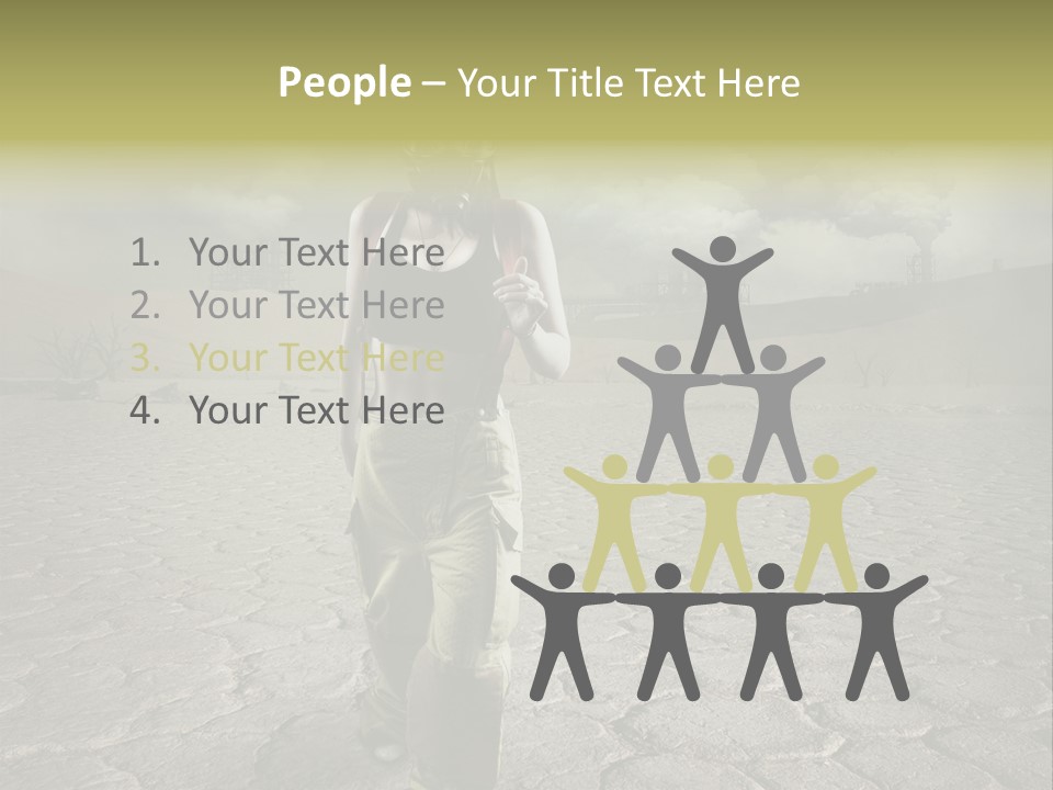 Landscape Safety Climate Change PowerPoint Template