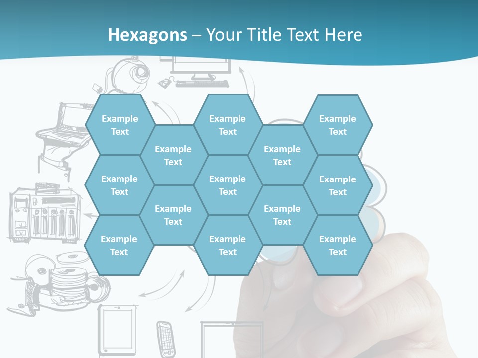 Businessman Server Idea PowerPoint Template