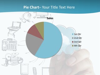 Businessman Server Idea PowerPoint Template