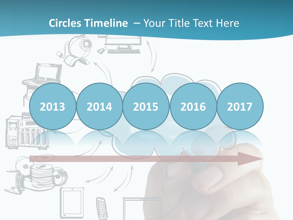 Businessman Server Idea PowerPoint Template