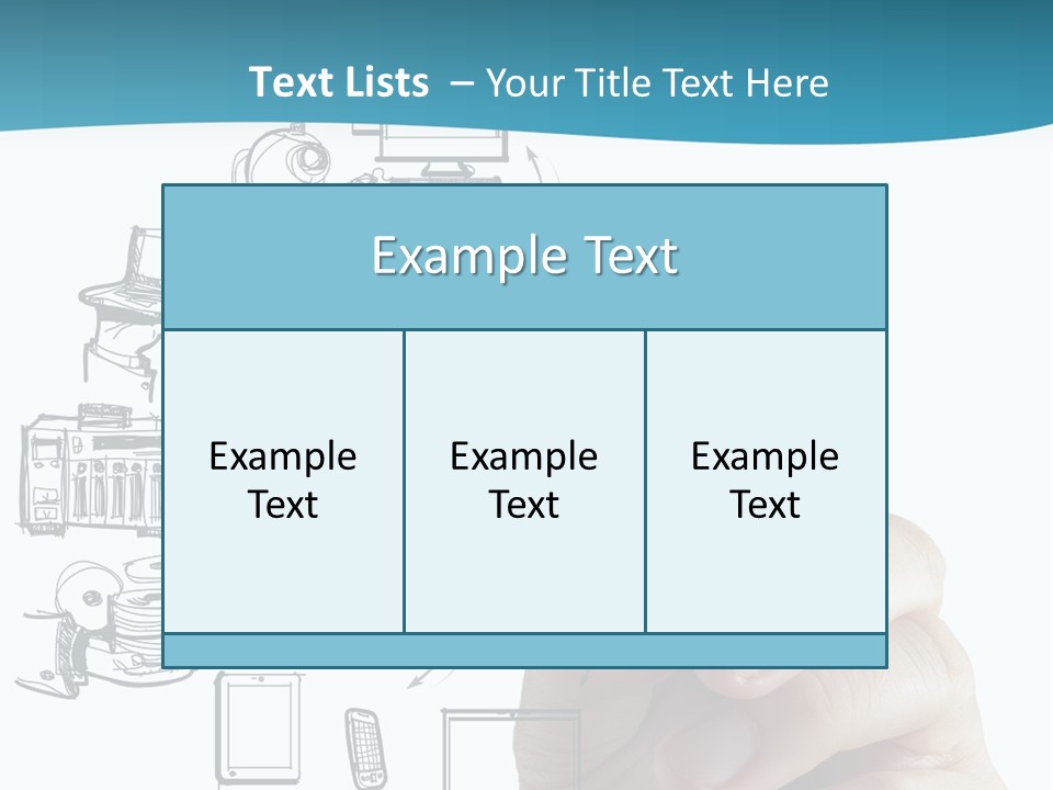 Businessman Server Idea PowerPoint Template