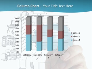 Businessman Server Idea PowerPoint Template