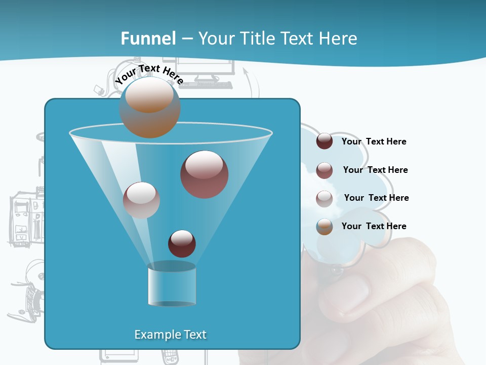 Businessman Server Idea PowerPoint Template