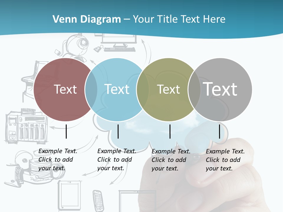 Businessman Server Idea PowerPoint Template