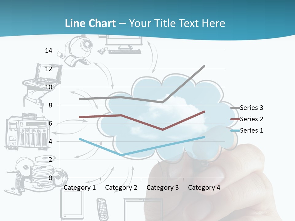 Businessman Server Idea PowerPoint Template