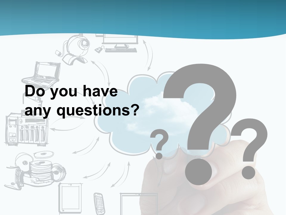 Businessman Server Idea PowerPoint Template