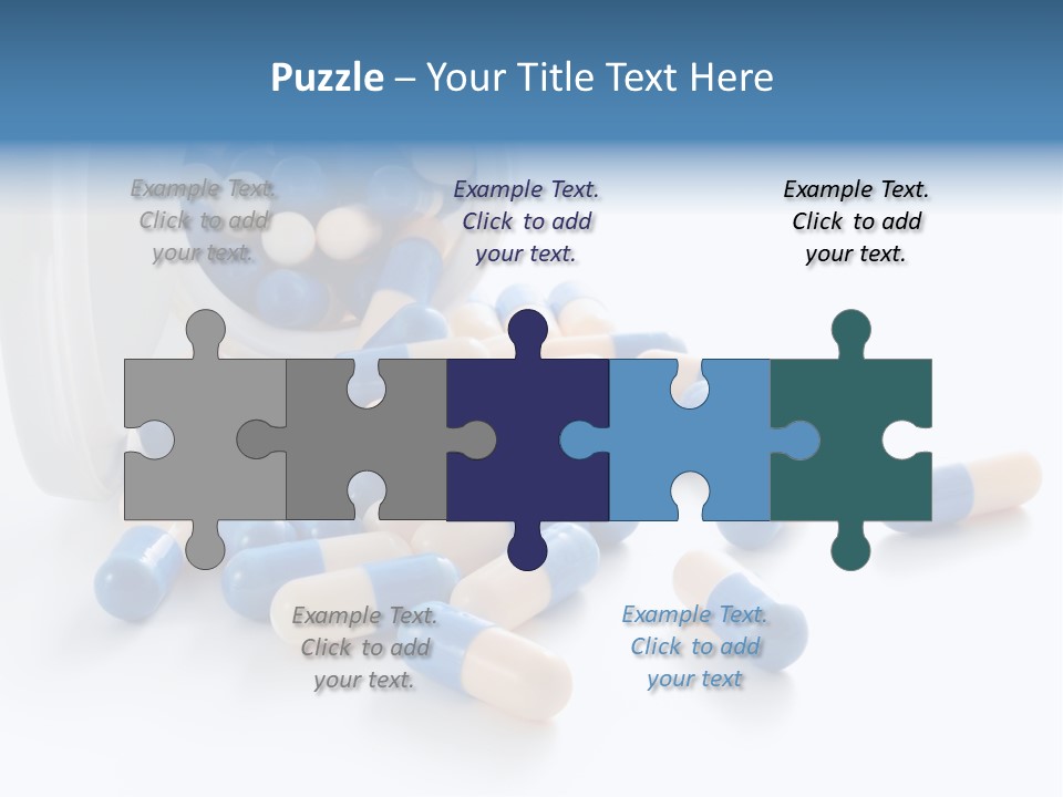 Isolated Color Medicine PowerPoint Template