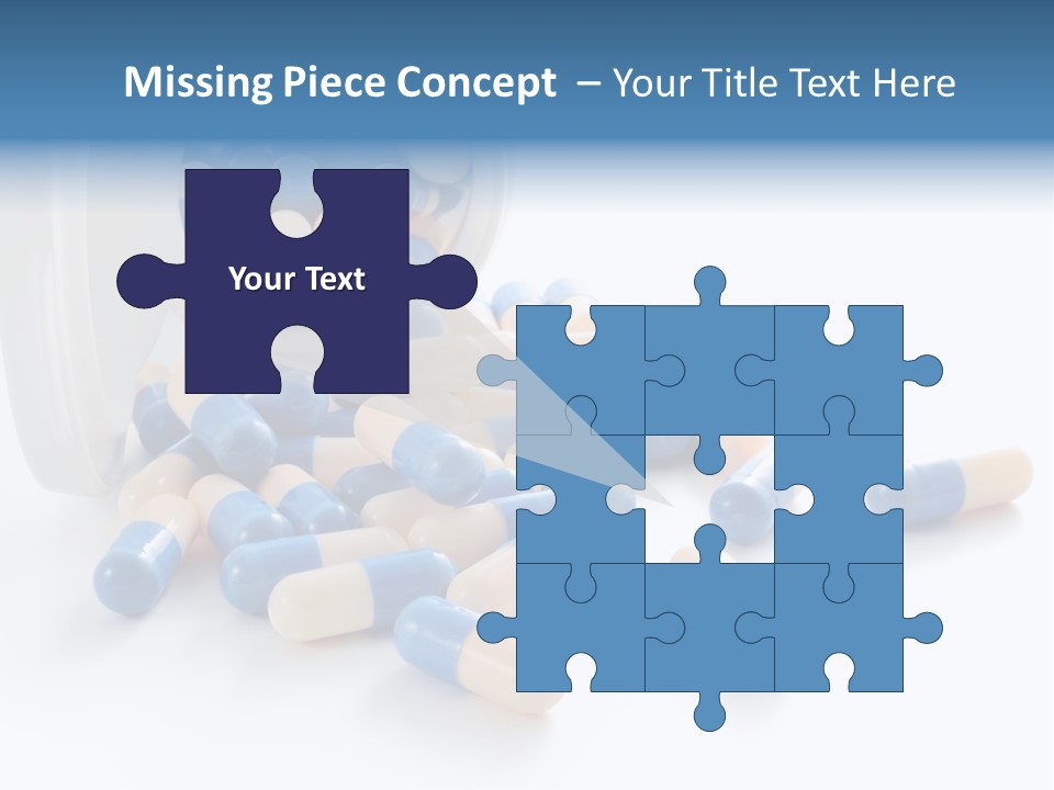 Isolated Color Medicine PowerPoint Template