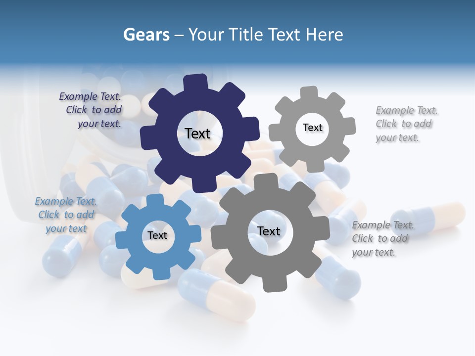 Isolated Color Medicine PowerPoint Template