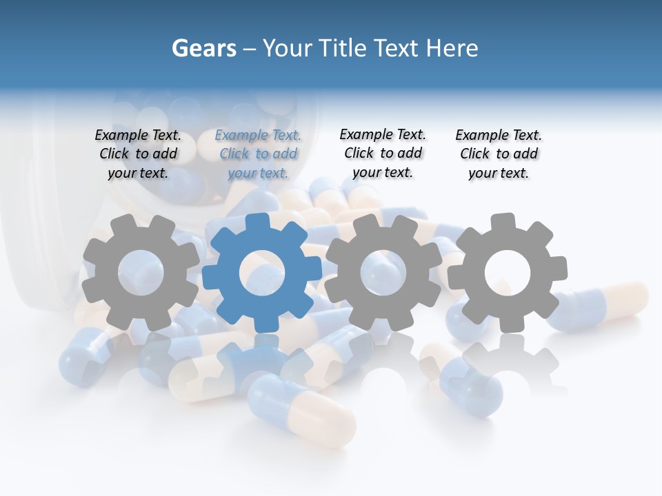 Isolated Color Medicine PowerPoint Template