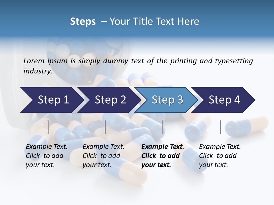 Isolated Color Medicine PowerPoint Template
