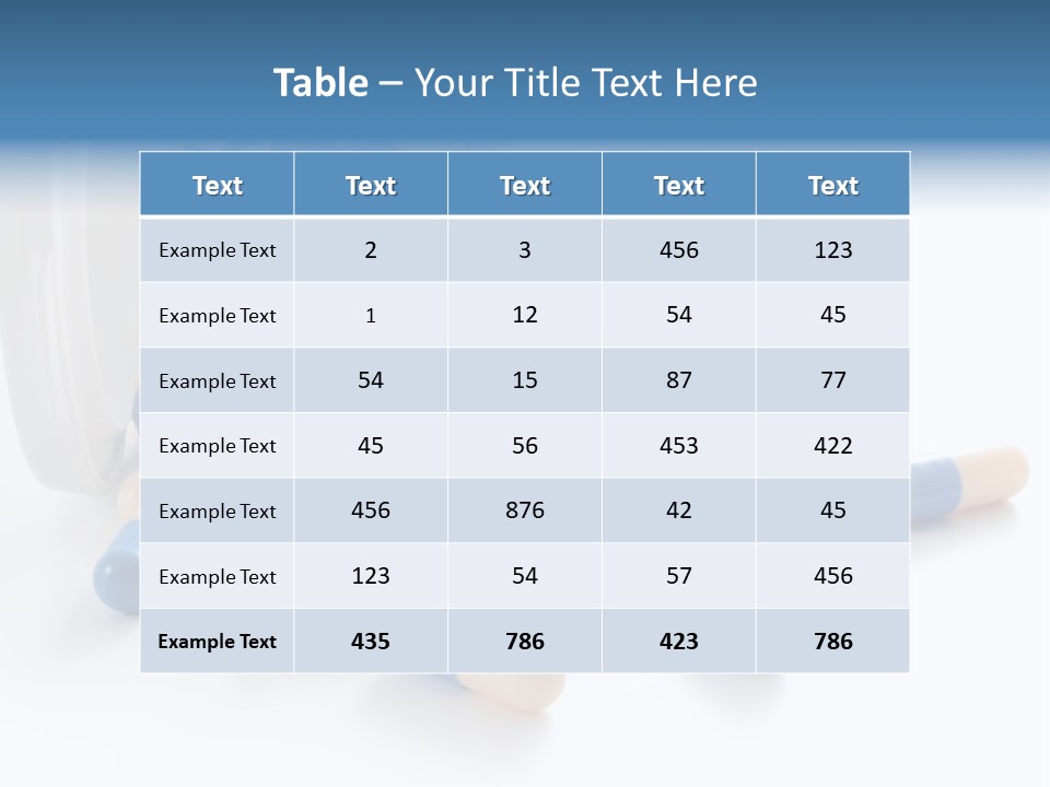 Isolated Color Medicine PowerPoint Template