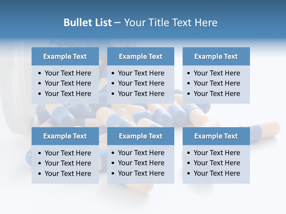 Isolated Color Medicine PowerPoint Template