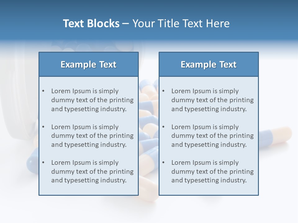 Isolated Color Medicine PowerPoint Template