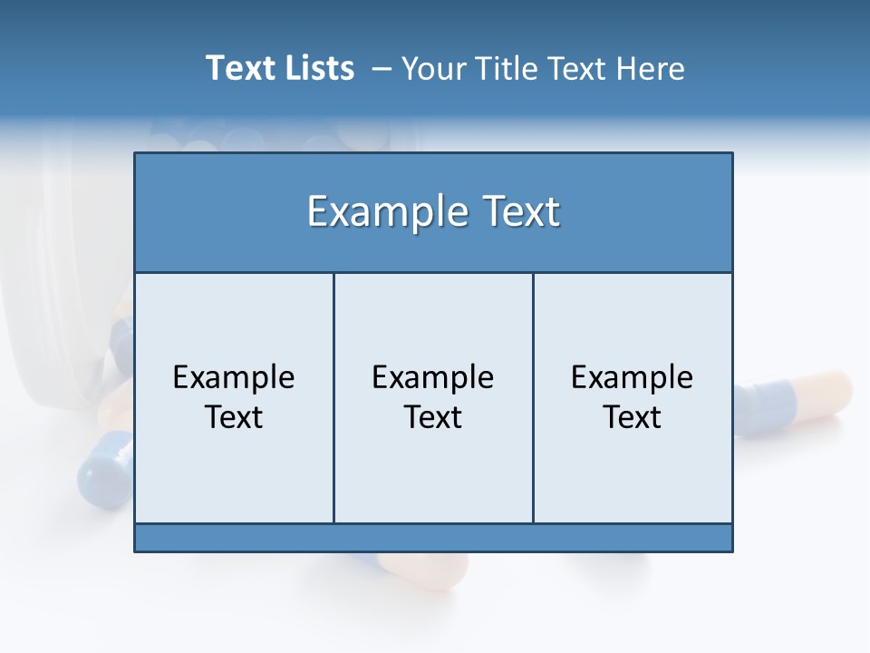 Isolated Color Medicine PowerPoint Template