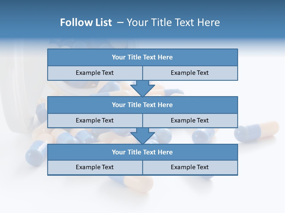 Isolated Color Medicine PowerPoint Template