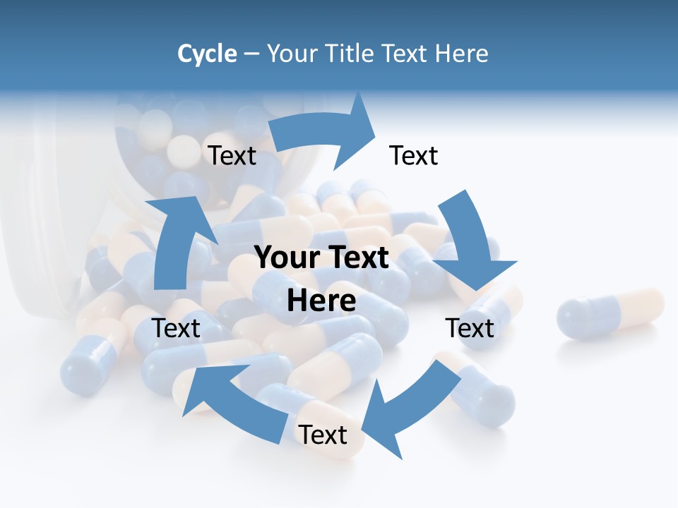 Isolated Color Medicine PowerPoint Template